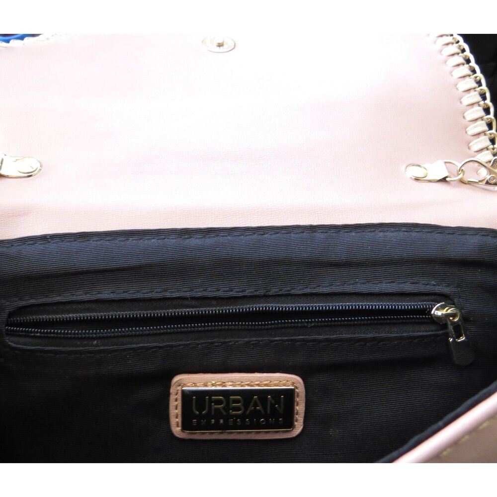 Urban Expressions Maison Whipstitch Vegan Leather Crossbody Convertible Bag NWOT - Picture 8 of 11